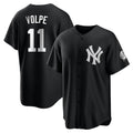 Ndoa NY.Yankees #11 Anthony Volpe Player Black Game Stitched Jerseys