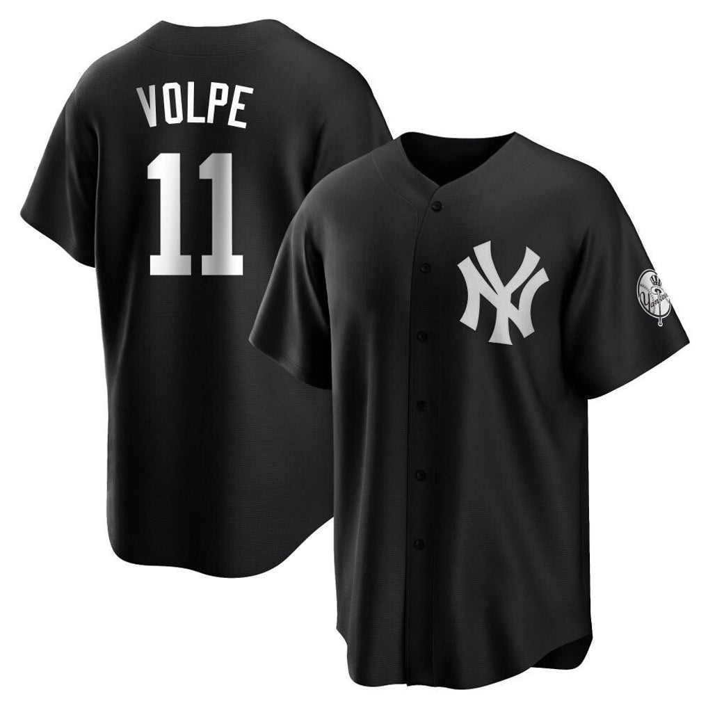 Ndoa NY.Yankees #11 Anthony Volpe Player Black Game Stitched Jerseys