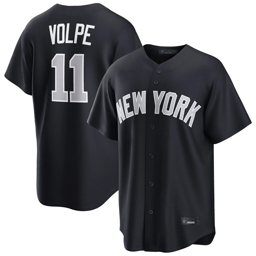 Ndoa NY.Yankees #11 Anthony Volpe Player Navy Home Game Stitched Jerseys