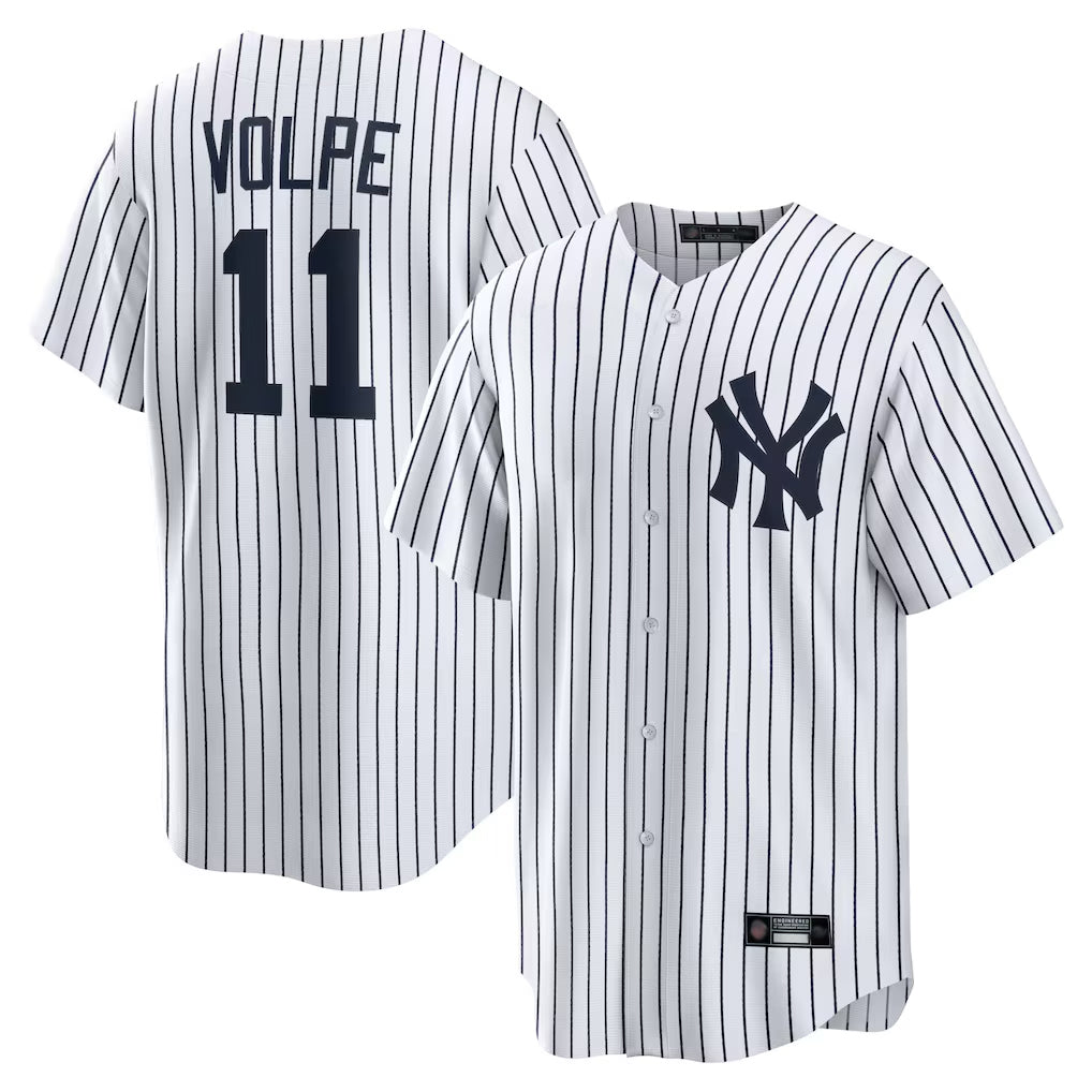 Ndoa NY.Yankees #11 Anthony Volpe Player White Game Home Stitched Jerseys