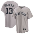 Ndoa NY.Yankees #13 Jazz Chisholm Jr Player Gray Game Home Stitched Jerseys