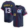 Ndoa NY.Yankees #13 Jazz Chisholm Jr Player Navy All Star Limited Home Stitched Jerseys