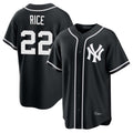 Ndoa NY.Yankees #22 Ben Rice Player Black Out Game Home Stitched Jerseys