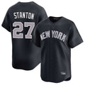 Ndoa NY.Yankees #27 Giancarlo Stanton Player Navy Limited Game Stitched Jerseys