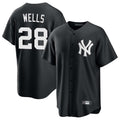 Ndoa NY.Yankees #28 Austin Wells Player Black Game Home Stitched Jerseys