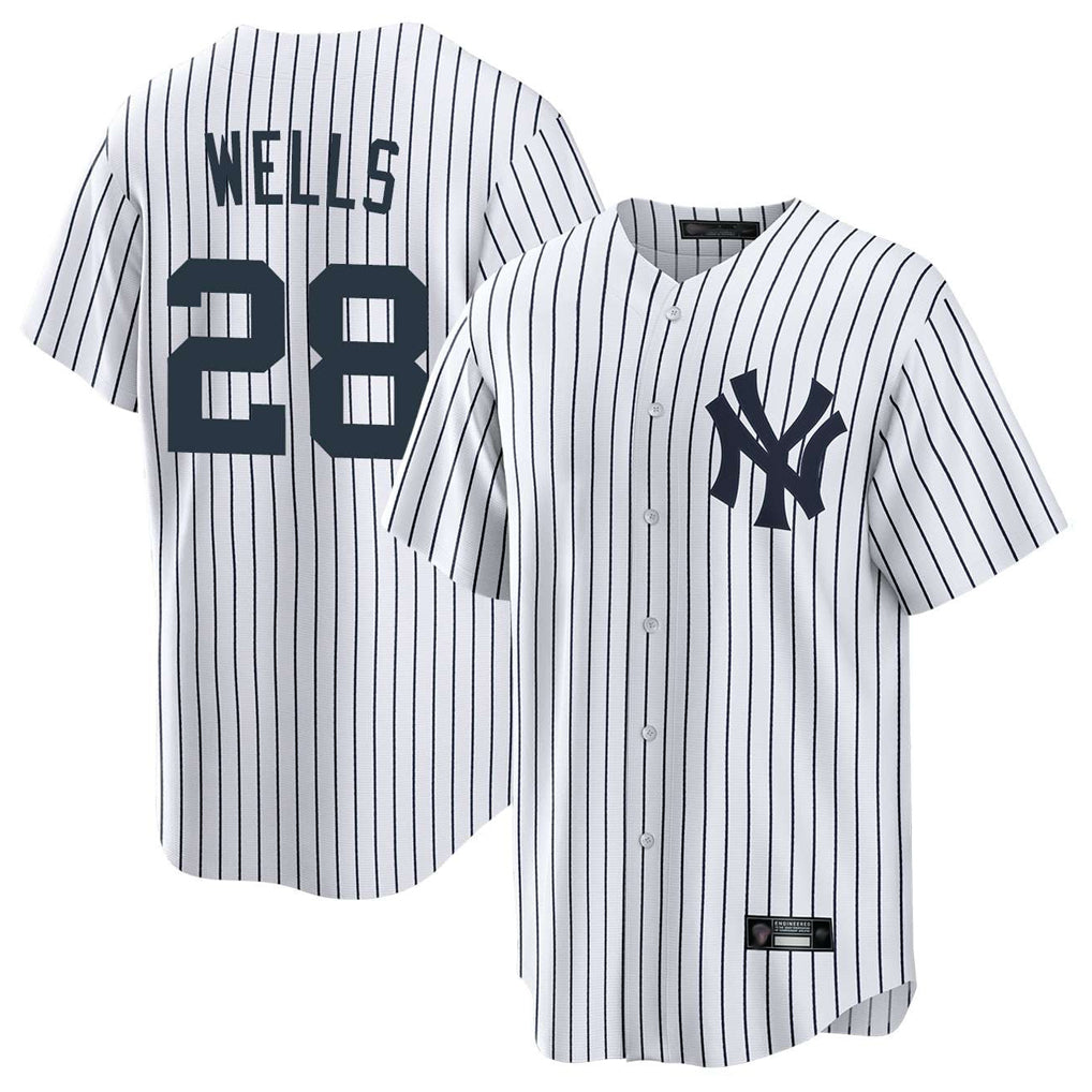 Ndoa NY.Yankees #28 Austin Wells Player White Game Home Stitched Jerseys