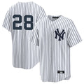 Ndoa NY.Yankees #28 Austin Wells Player White Game Stitched Jerseys