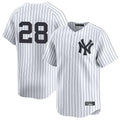 Ndoa NY.Yankees #28 Austin Wells Player White Limited Stitched Jerseys