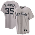Ndoa NY.Yankees #35 Cody Bellinger Player Gray Game Home Stitched Jerseys