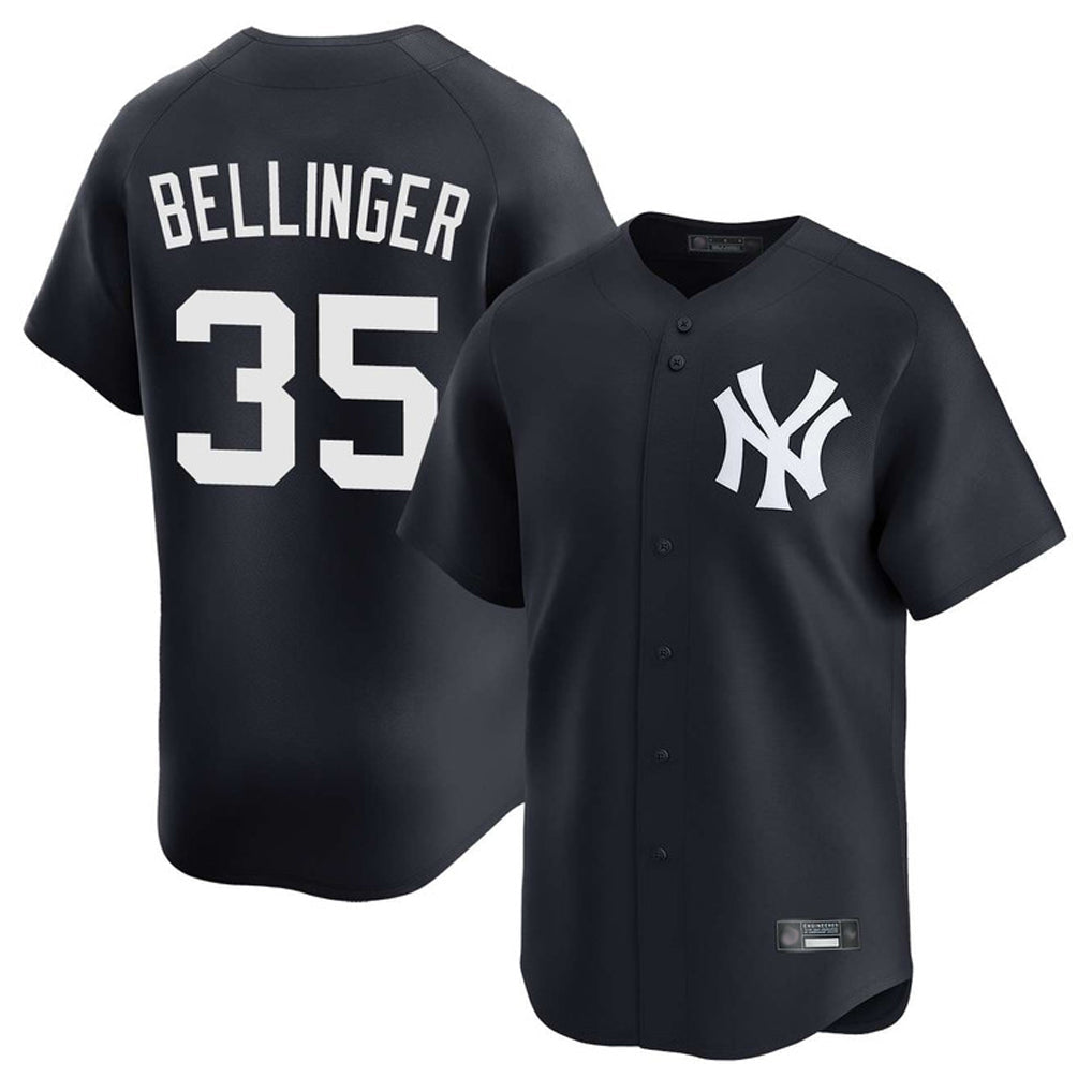 Ndoa NY.Yankees #35 Cody Bellinger Player Navy Limited Game Stitched Jerseys