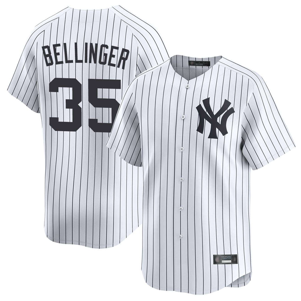 Ndoa NY.Yankees #35 Cody Bellinger Player White Limited Home Stitched Jerseys