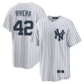 Ndoa NY.Yankees #42 Mariano Rivera Player White Game Home Stitched Jerseys