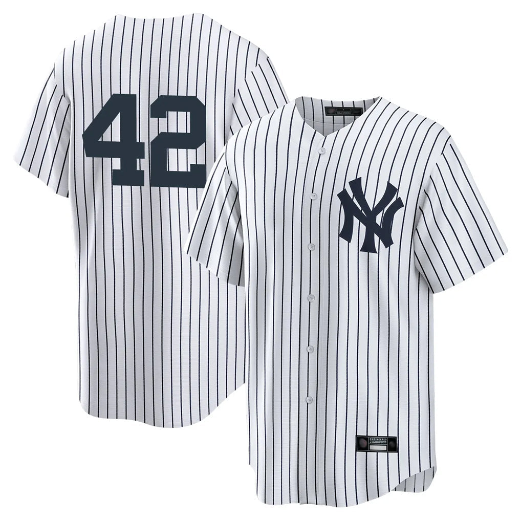 Ndoa NY.Yankees #42 Mariano Rivera Player White Game Stitched Jerseys