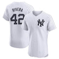 Ndoa NY.Yankees #42 Mariano Rivera Player White Limited Elite Home Stitched Jerseys
