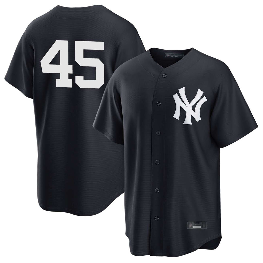 Ndoa NNY.Yankees #45 Gerrit Cole Player Navy Game Stitched Jerseys