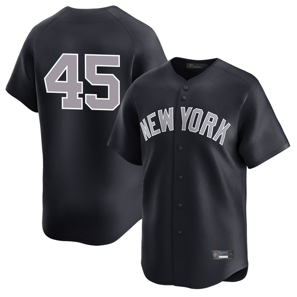 Ndoa NY.Yankees #45 Gerrit Cole Player Navy Limited Game Stitched Jerseys