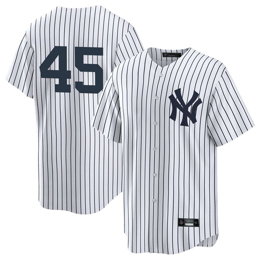 Ndoa NY.Yankees #45 Gerrit Cole Player White Game Home Stitched Jerseys