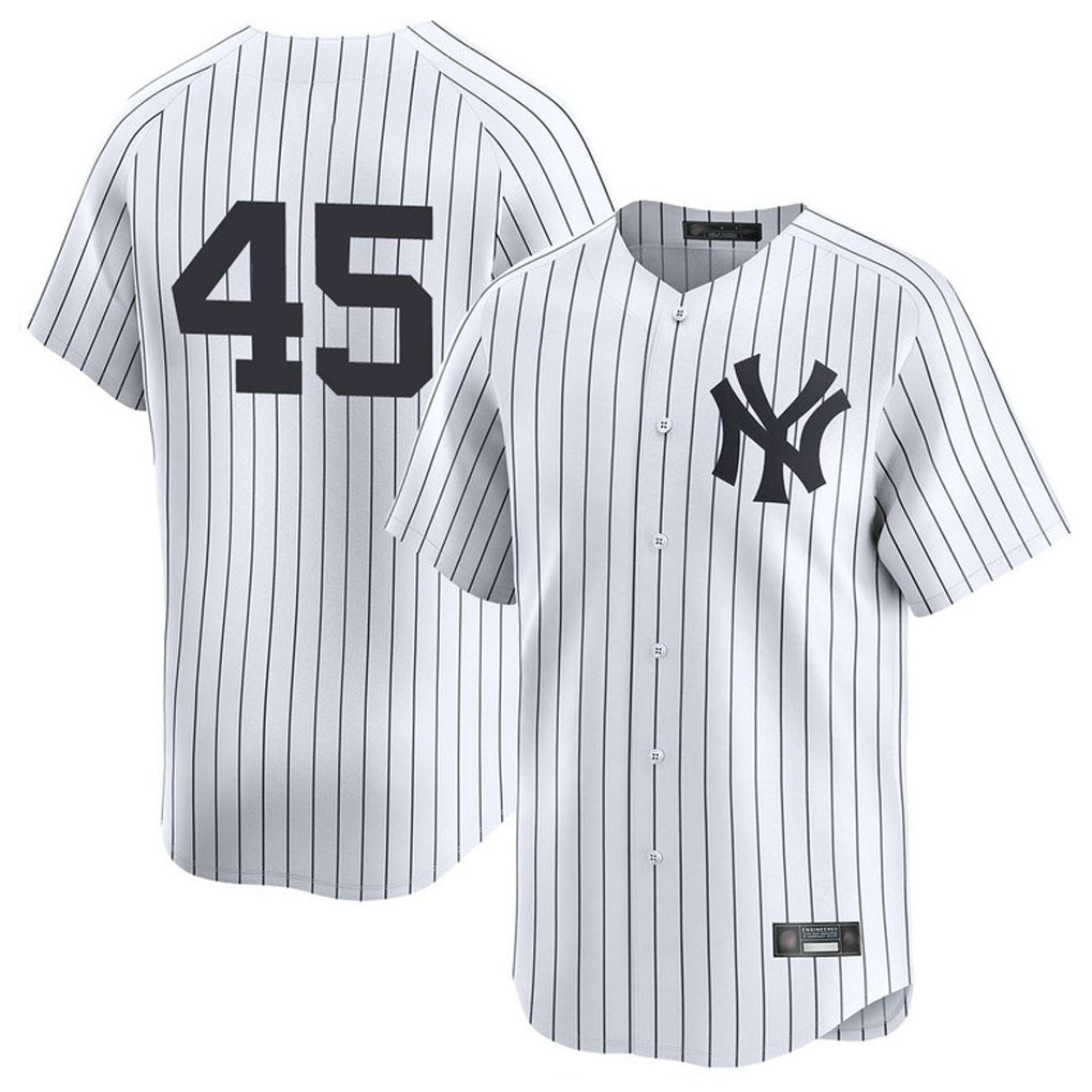 Ndoa NY.Yankees #45 Gerrit Cole Player White Limited Home Stitched Jerseys