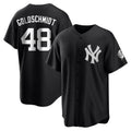 Ndoa NY.Yankees #48 Paul Goldschmidt Player Black Game Stitched Jerseys