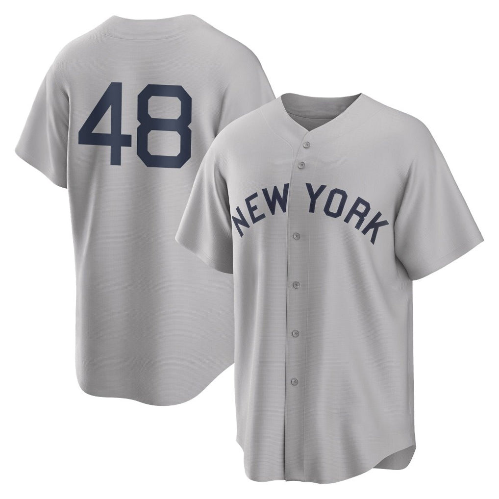 Ndoa NY.Yankees #48 Paul Goldschmidt Player Gray Field of Dreams Game Stitched Jerseys