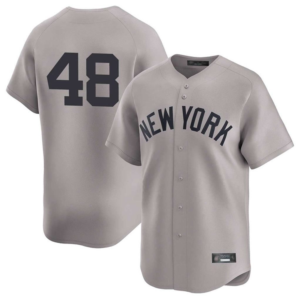 Ndoa NY.Yankees #48 Paul Goldschmidt Player Gray Limited Home Stitched Jerseys