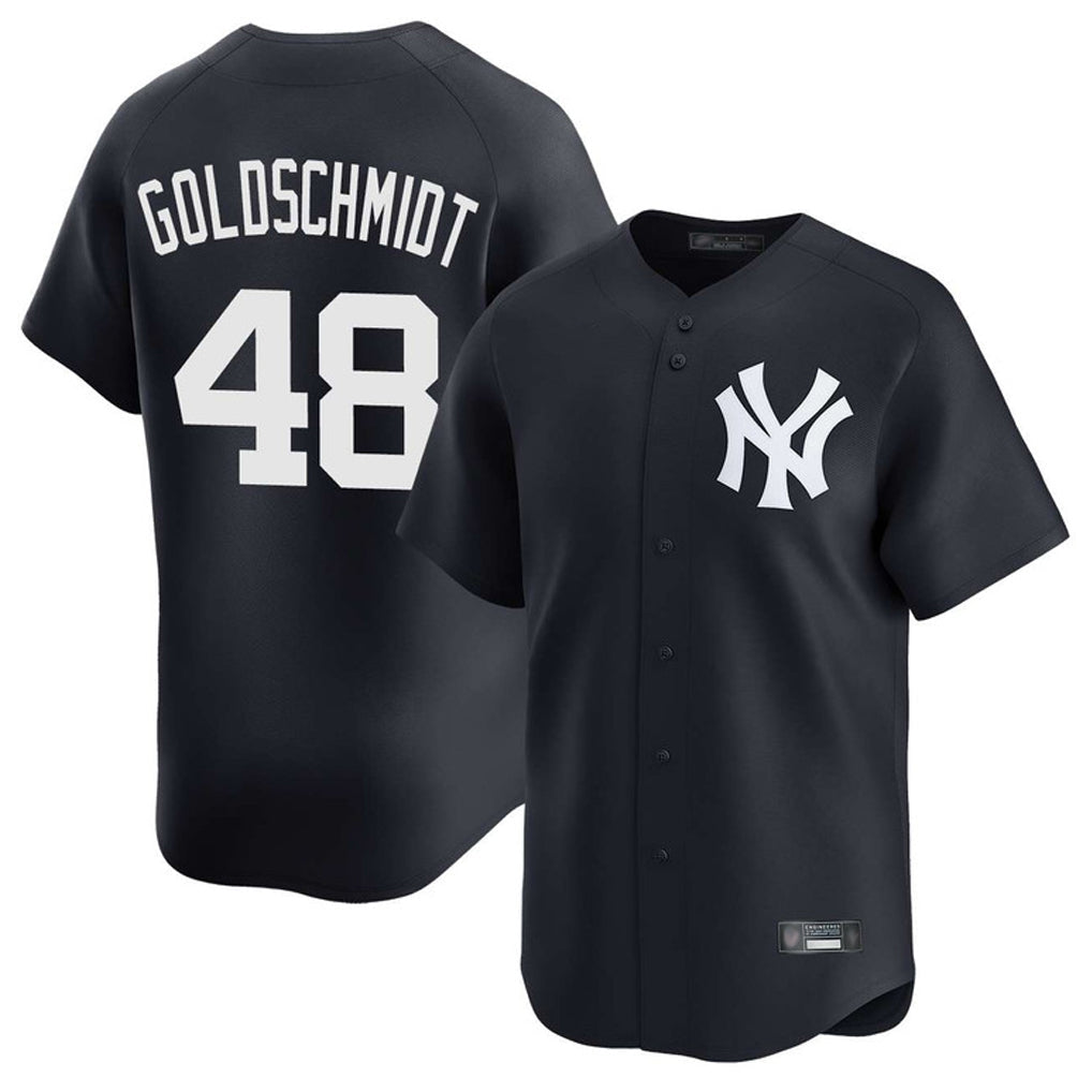 Ndoa NY.Yankees #48 Paul Goldschmidt Player Navy Limited Stitched Jerseys