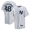Ndoa NY.Yankees #48 Paul Goldschmidt Player White Game Home Stitched Jerseys