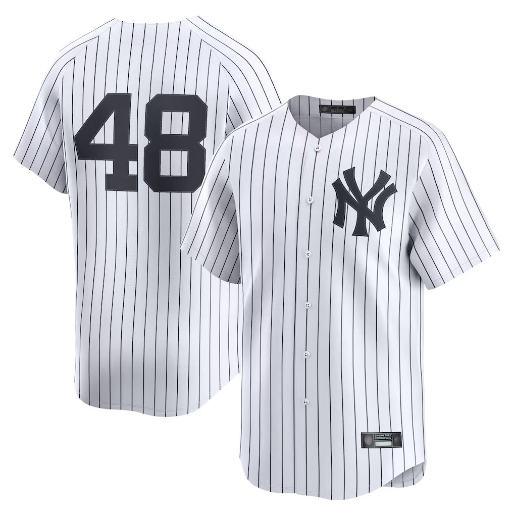 Ndoa NY.Yankees #48 Paul Goldschmidt Player White Limited Home Stitched Jerseys