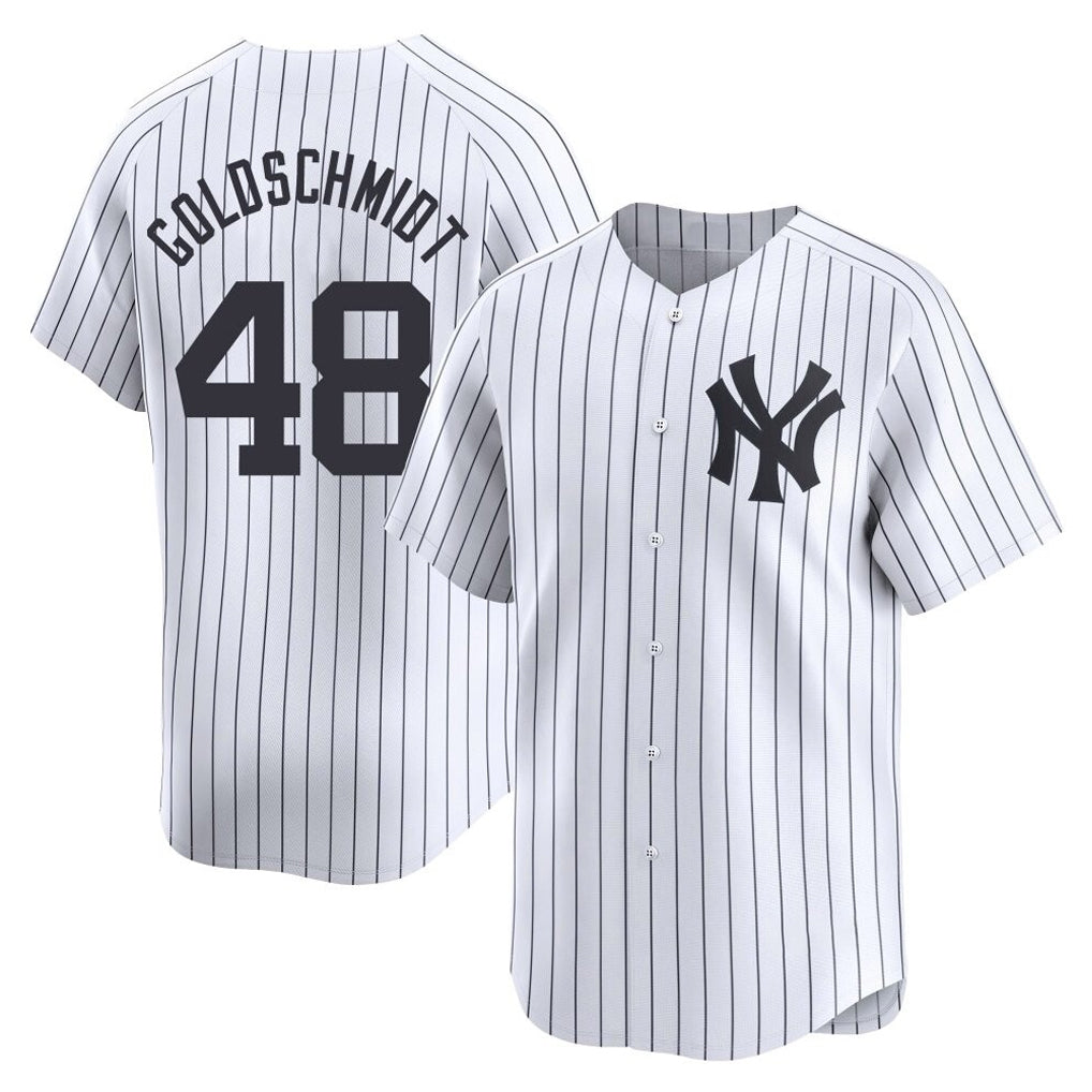 Ndoa NY.Yankees #48 Paul Goldschmidt Player White Limited Stitched Jerseys