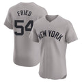 Ndoa NY.Yankees #54 Max Fried Player Gray Limited Elite Home Stitched Jerseys