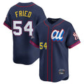Ndoa NY.Yankees #54 Max Fried Player Navy All Star Limited Home Stitched Jerseys