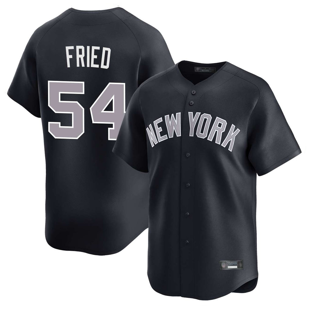 Ndoa NY.Yankees #54 Max Fried Player Navy Limited Home Stitched Jerseys