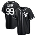 Ndoa NY.Yankees #99 Aaron Judge Player Black Out Game Stitched Jerseys