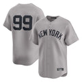 Ndoa NY.Yankees #99 Aaron Judge Player Gray Limited Home Stitched Jerseys