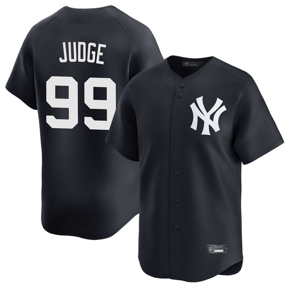 Ndoa NY.Yankees #99 Aaron Judge Player Navy Limited Game Stitched Jerseys