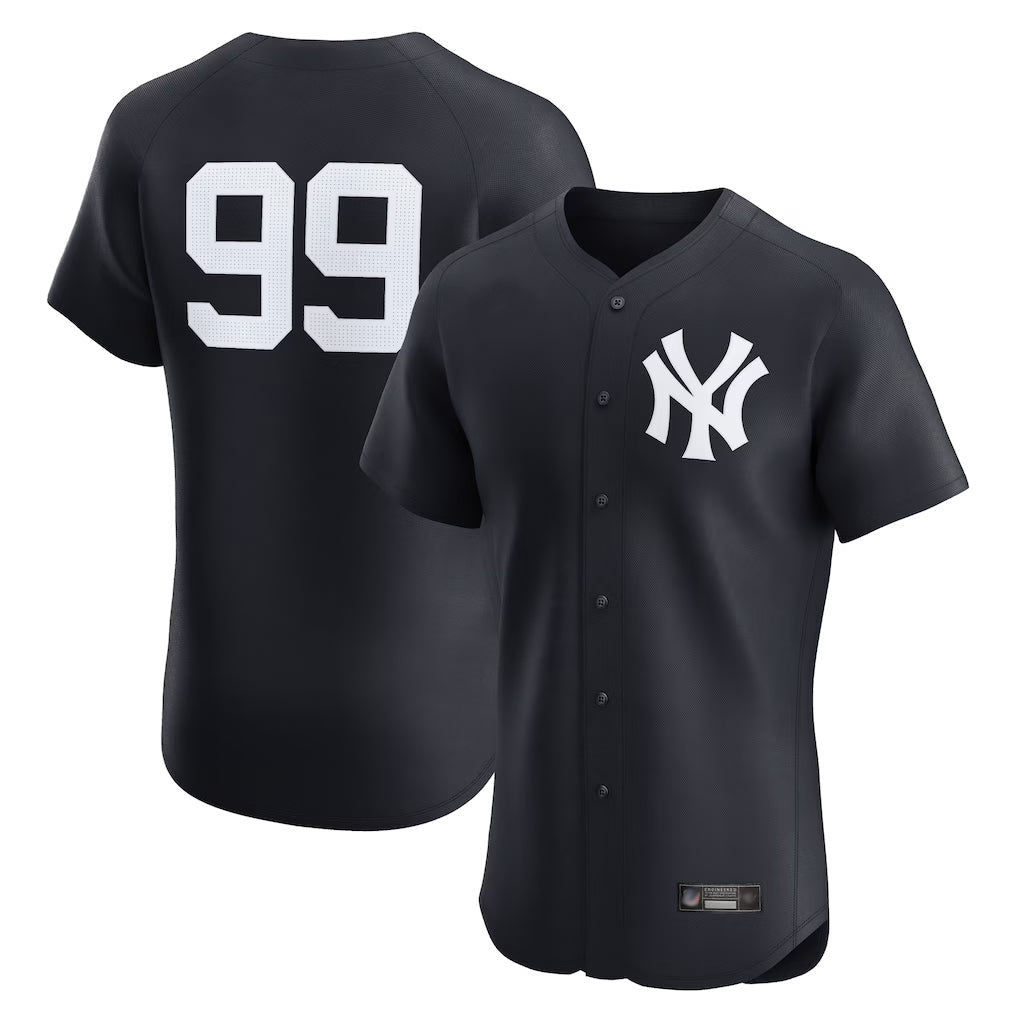 Ndoa NY.Yankees #99 Aaron Judge Player Navy Limited Home Elite Game Stitched Jerseys