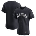 Ndoa NY.Yankees Blank Player Navy Home Replica Elite Stitched Jerseys