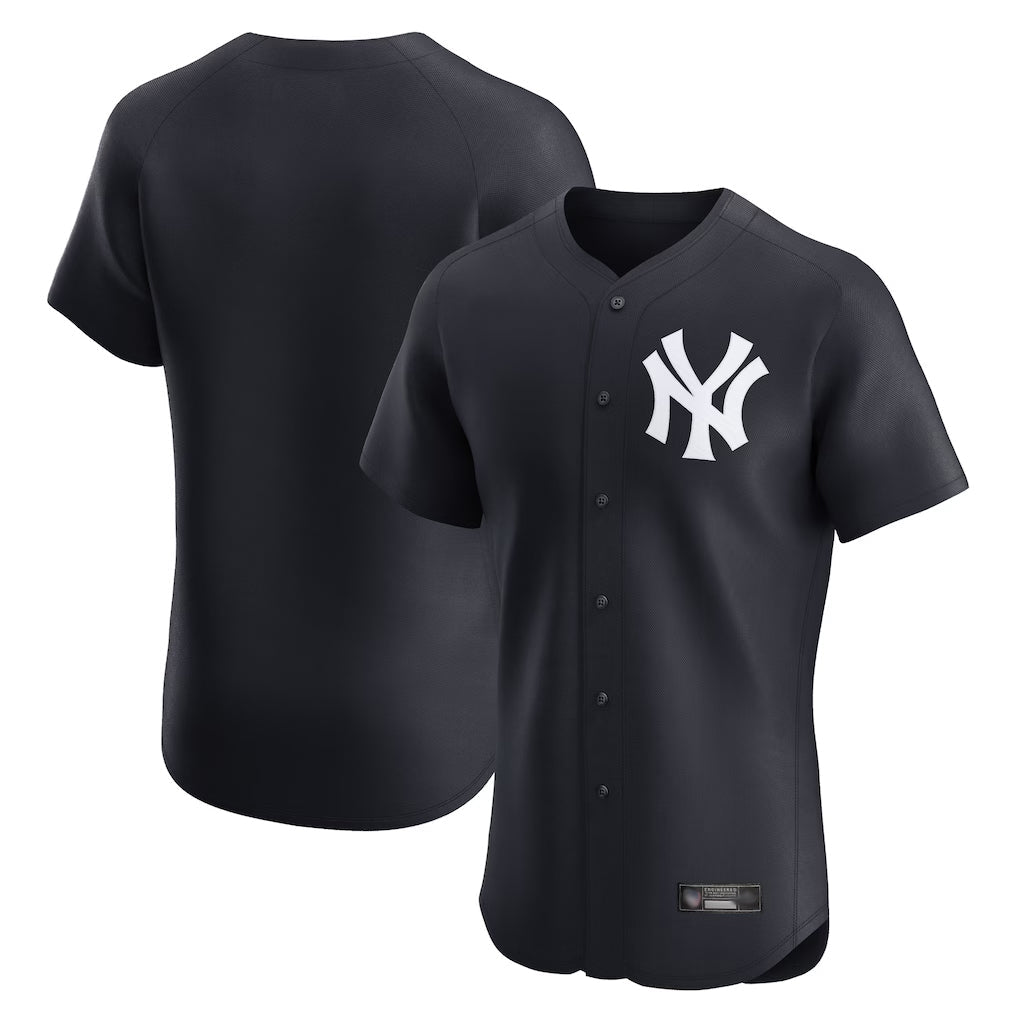 Ndoa NY.Yankees Blank Player Navy Limited Elite Home Stitched Jerseys