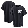 Ndoa NY.Yankees Blank Player Navy Replica Game Stitched Jerseys