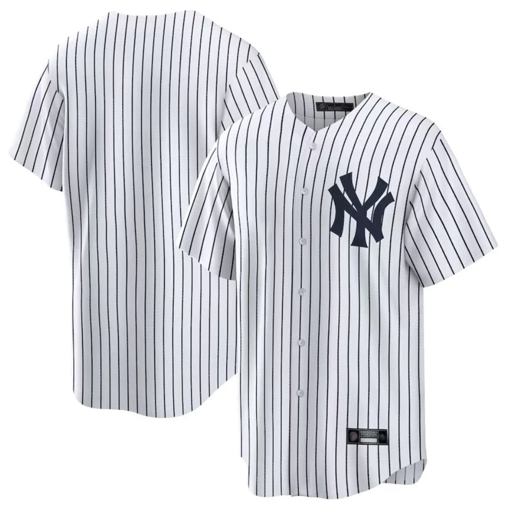 Ndoa NY.Yankees Blank Player White Game Stitched Jerseys