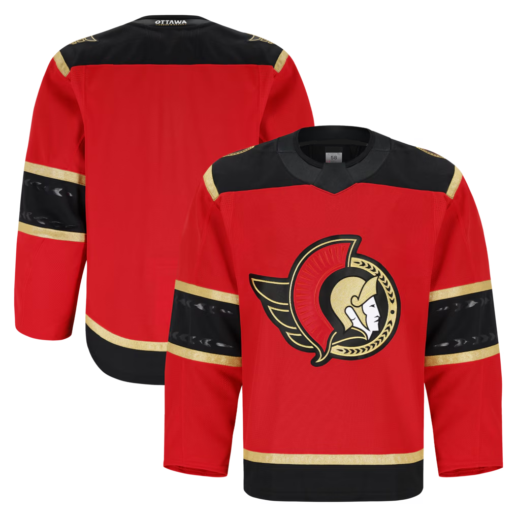 Ndoa O.Senators Red Alternate Authentic Pro Jerseys