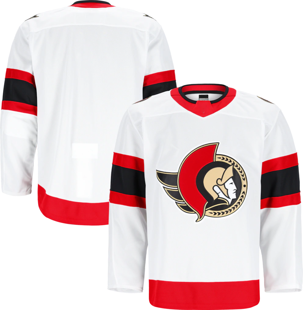 Ndoa O.Senators White Away Authentic Pro Jerseys