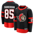 Ndoa O.Senators #85 Jake Sanderson Black Home Breakaway Jerseys