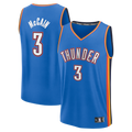 Ndoa OC.Thunder #3 Jared McCain Blue Fast Break Replica Stitched Jerseys - Icon Edition