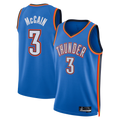 Ndoa OC.Thunder #3 Jared McCain Blue Swingman Stitched Jerseys- Icon Edition