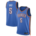 Ndoa OC.Thunder #5 Luguentz Dort Blue Swingman Player Stitched Jerseys - Icon Edition