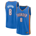 Ndoa OC.Thunder #8 Jalen Williams Blue Fast Break Replica Player Stitched Jerseys - Icon Edition