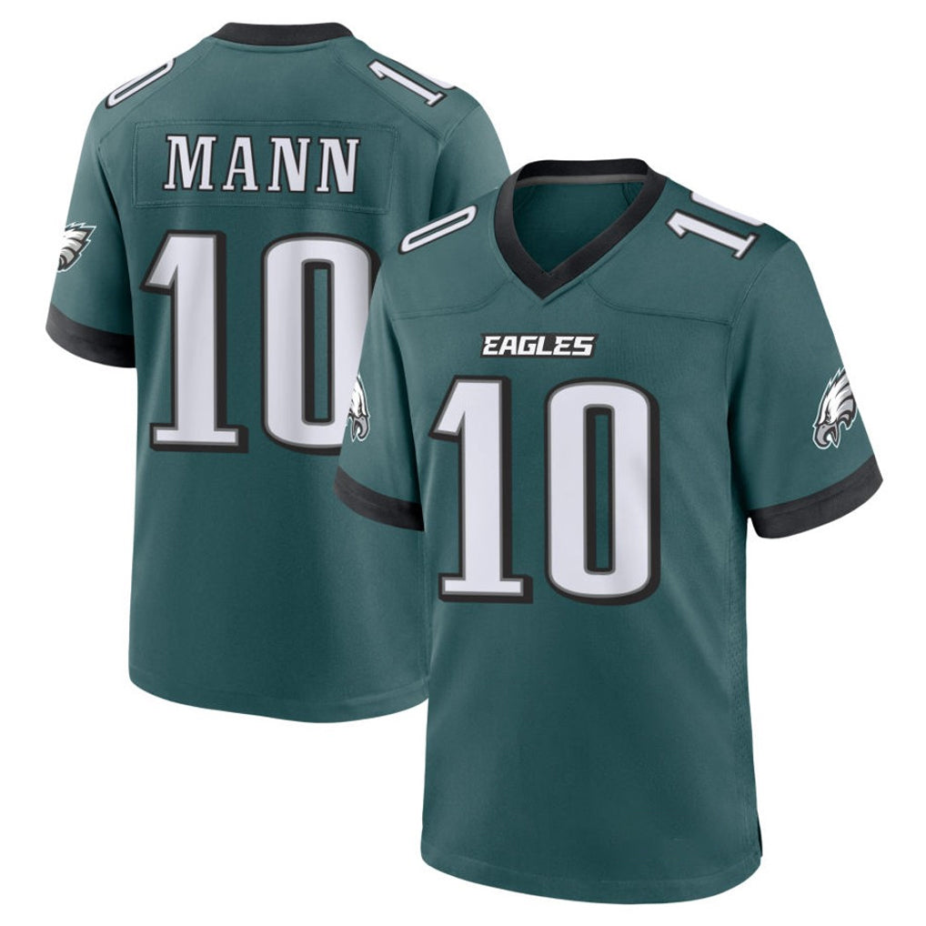 Ndoa P.Eagles #10 Braden Mann Player Green Home Game Stitched Jerseys