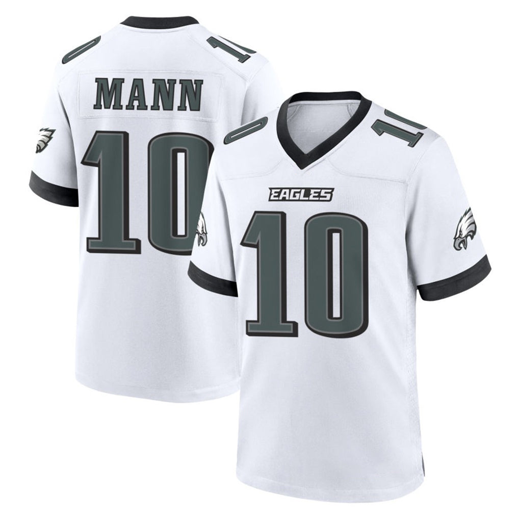 Ndoa P.Eagles #10 Braden Mann Player White Game Home Stitched Jerseys