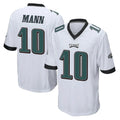 Ndoa P.Eagles #10 Braden Mann Player White Home Game Stitched Jerseys
